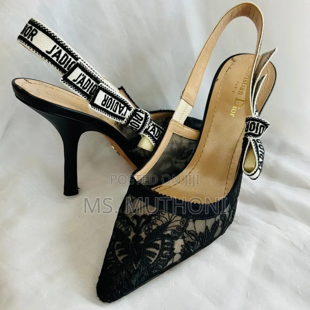 High Quality Lace Christian Dior J'adior Slingback Pump