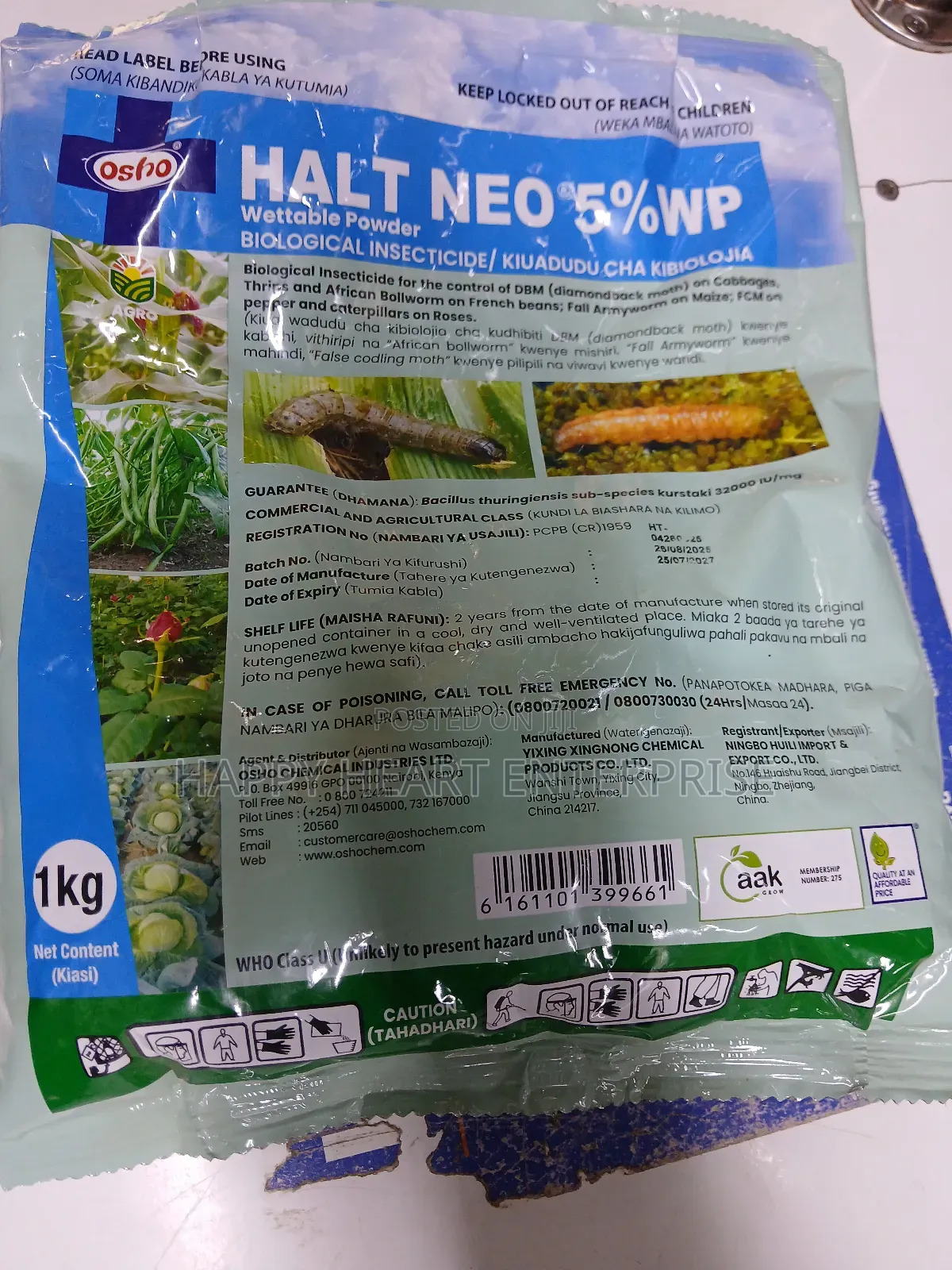 Halt Neo 5%Wp Biological Insecticide 1kg