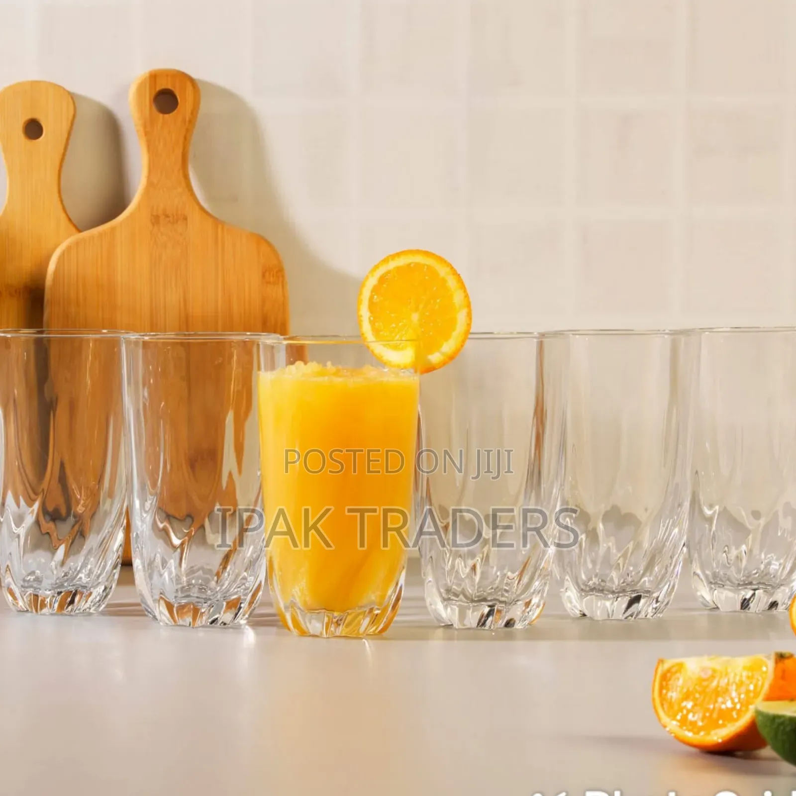 Twisted Water Glass*
 *Capacity:* 300ml Contains:* 6 Glasses