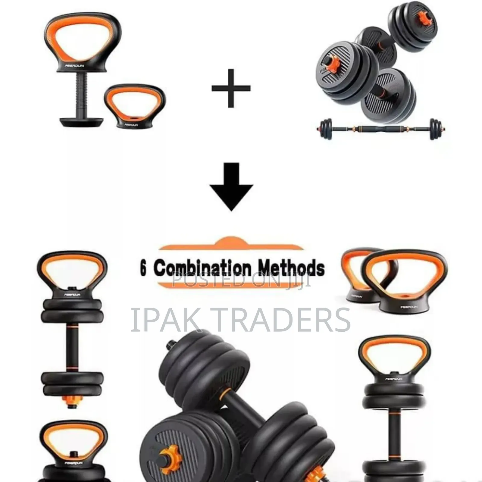 *6in1 Adjustable Kettle Bell Weights*
 *50kg