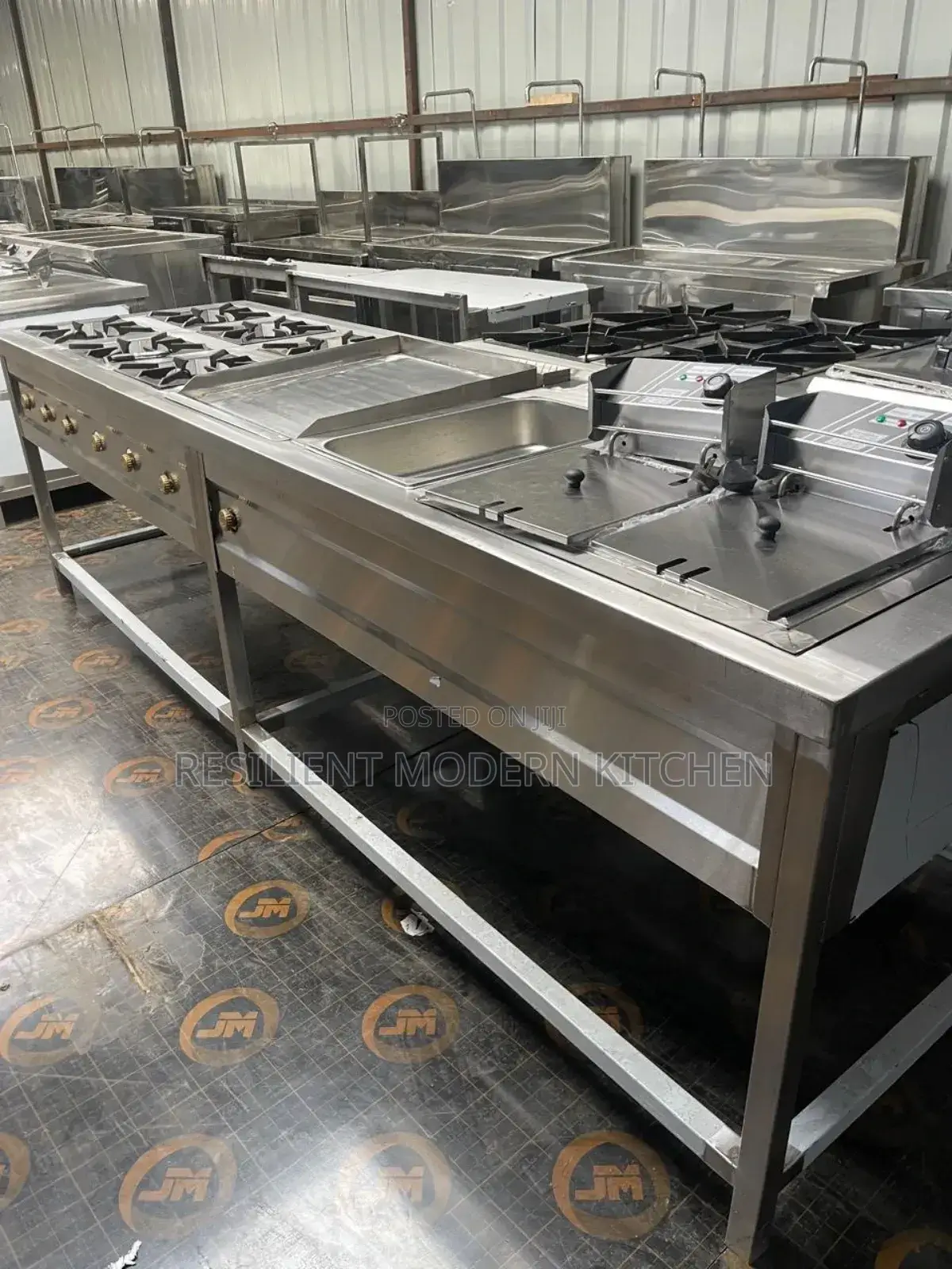 Stainless Steel Combined Cooking Unit