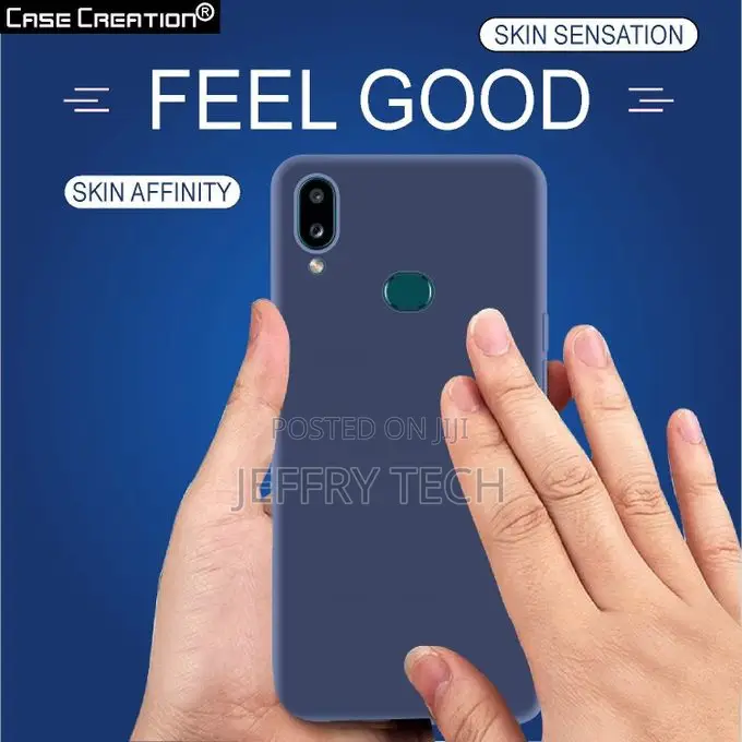 Samsung A10s Silicone Protective Soft Cover- Blue