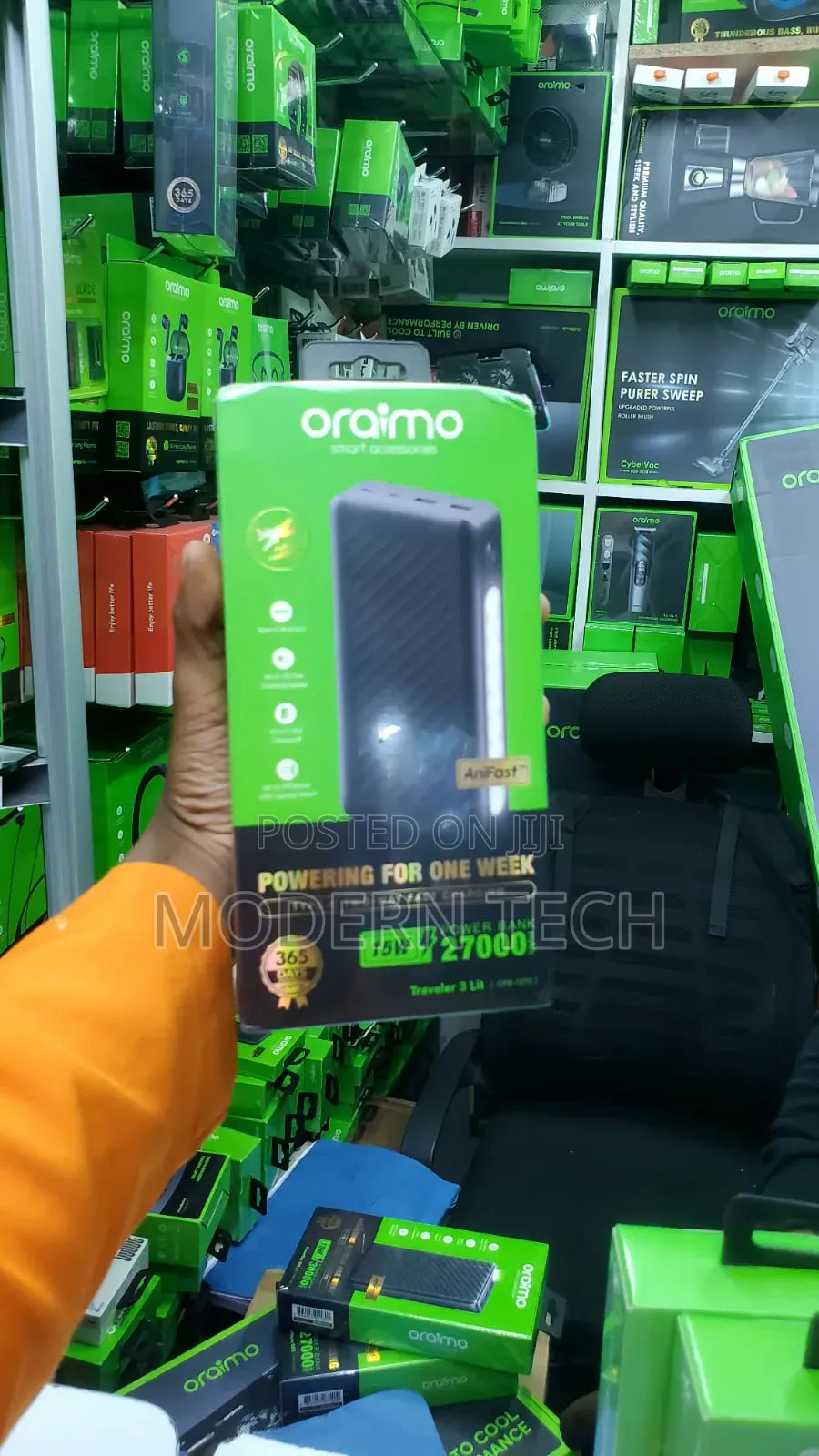 Oraimo 27000mah 15w Power Bank-Opb-1270