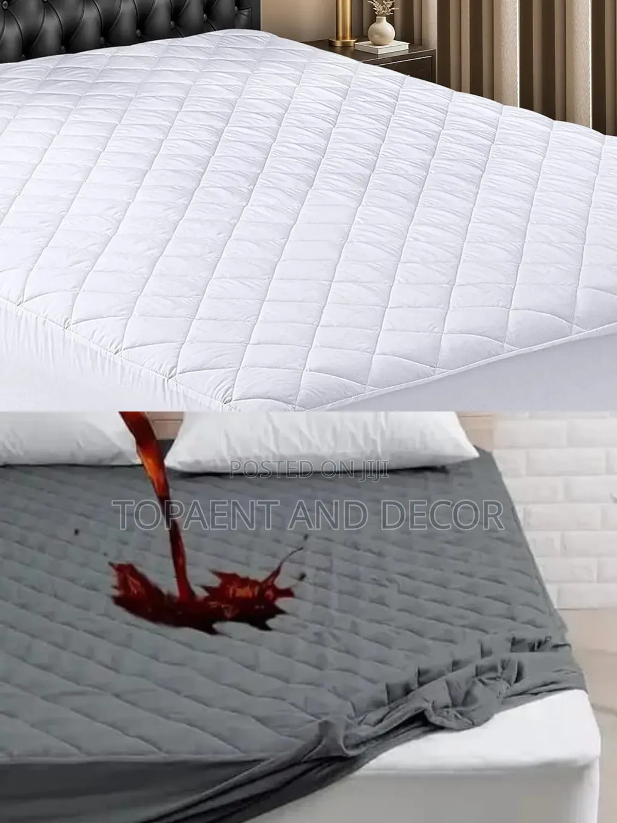 Soft Fitted Design Top Cover Stain Guard Waterproof Mattress Covers