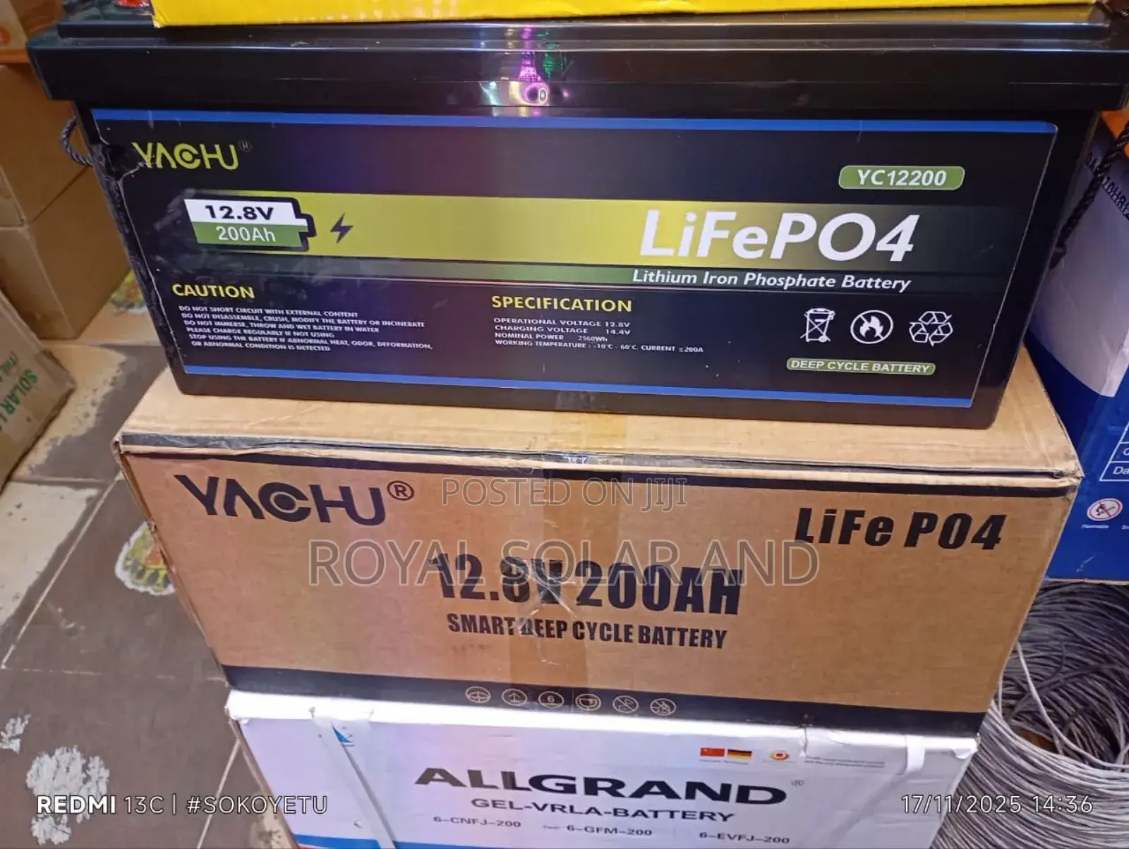2.56kw Lithium Battery Long Lasting