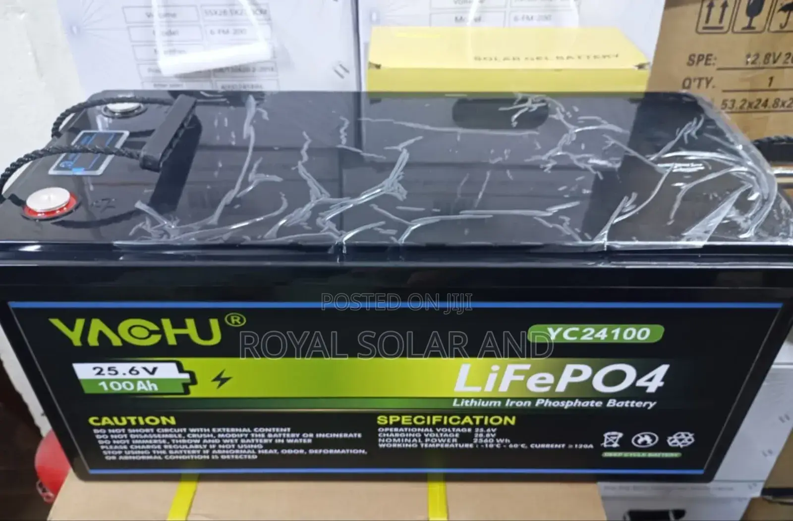 2.56kw Lithium Battery Long Lasting
