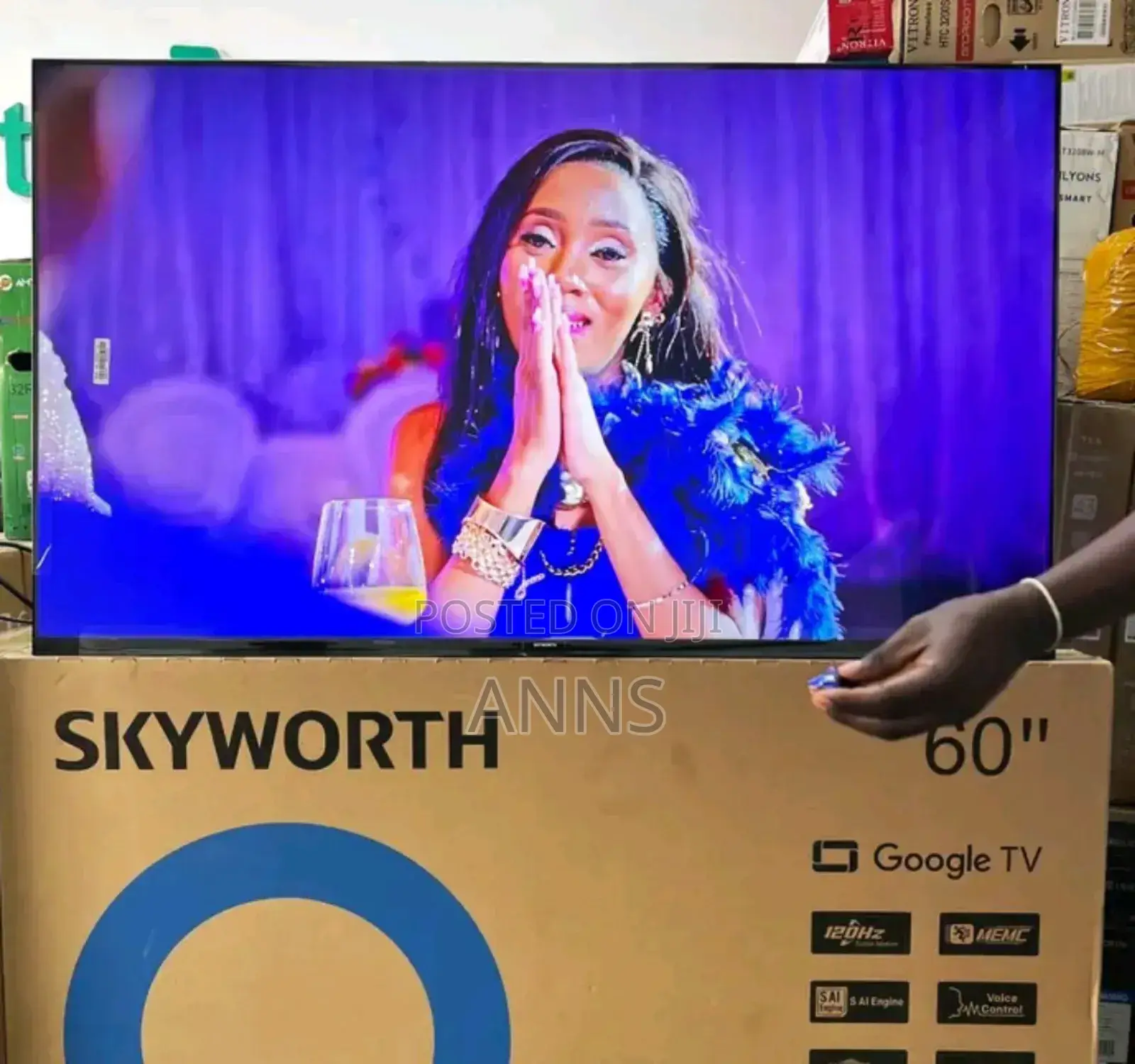 With Warranty Skyworth 60-Inch Qled Google Tv 60q6500h 2025