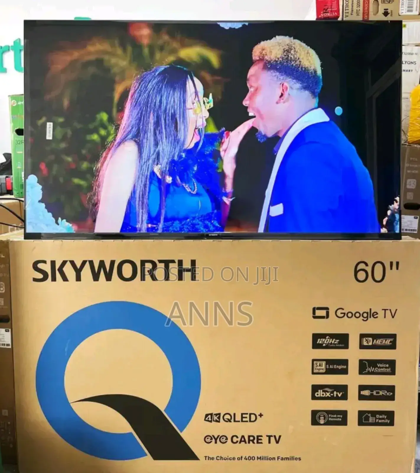 With Warranty Skyworth 60-Inch Qled Google Tv 60q6500h 2025