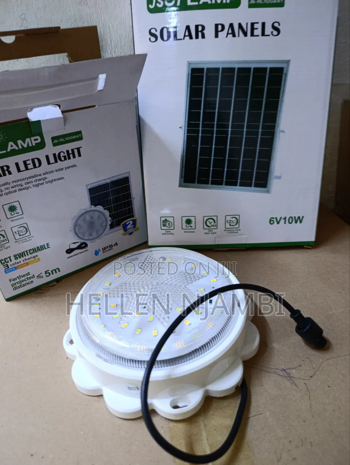 Indoor Ceiling Lights -100watts With Solar Panel