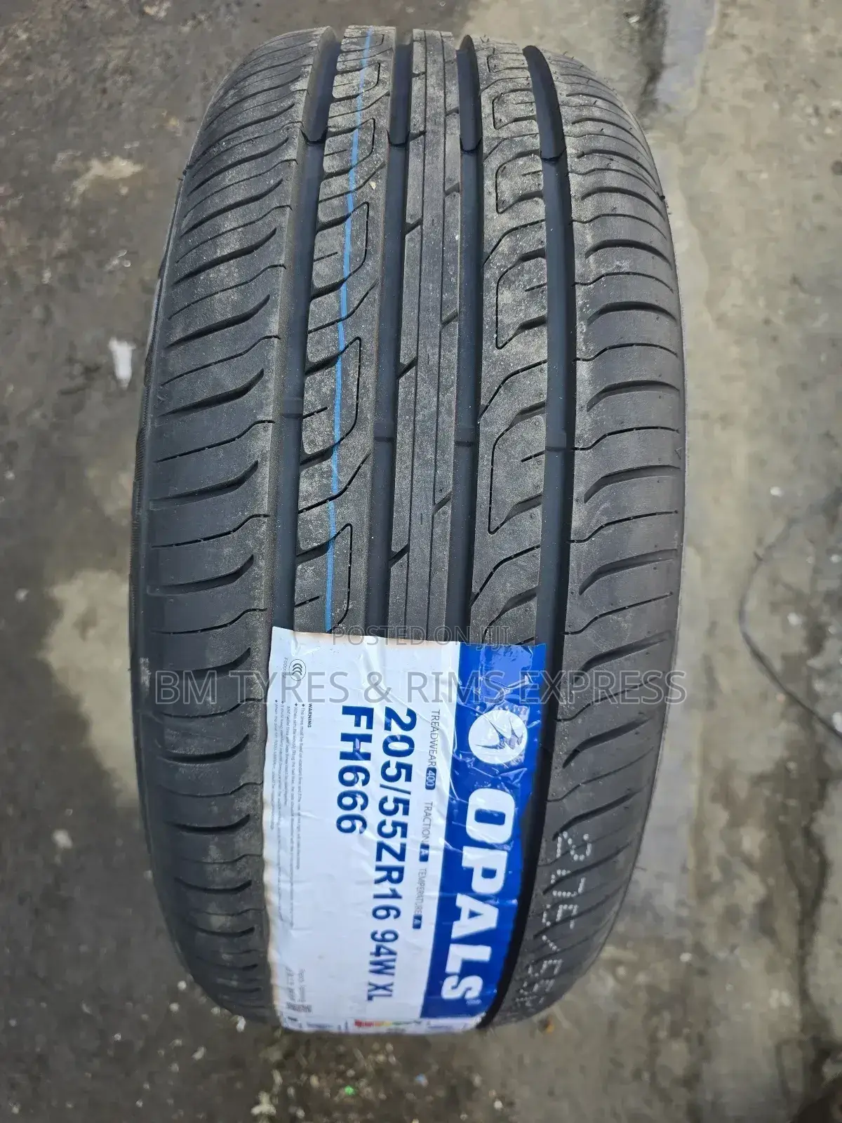 205 /55 R16 Opals Tyres.