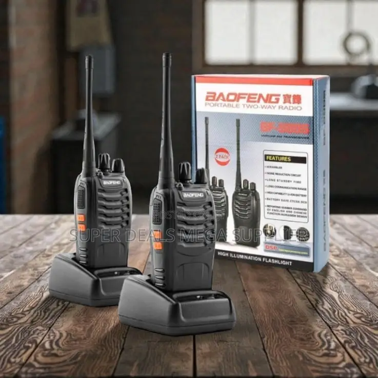 Baofeng Bf-888s Portable 16 Channel Security Walkie Talkie Radio Calls