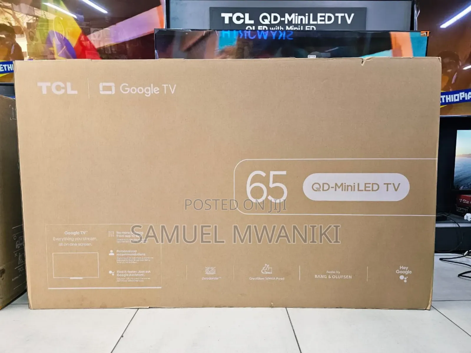 TCL 65" Qd-Mini Led Tv Qled Pro Onkyo 2.0 144hz Imax Enhance