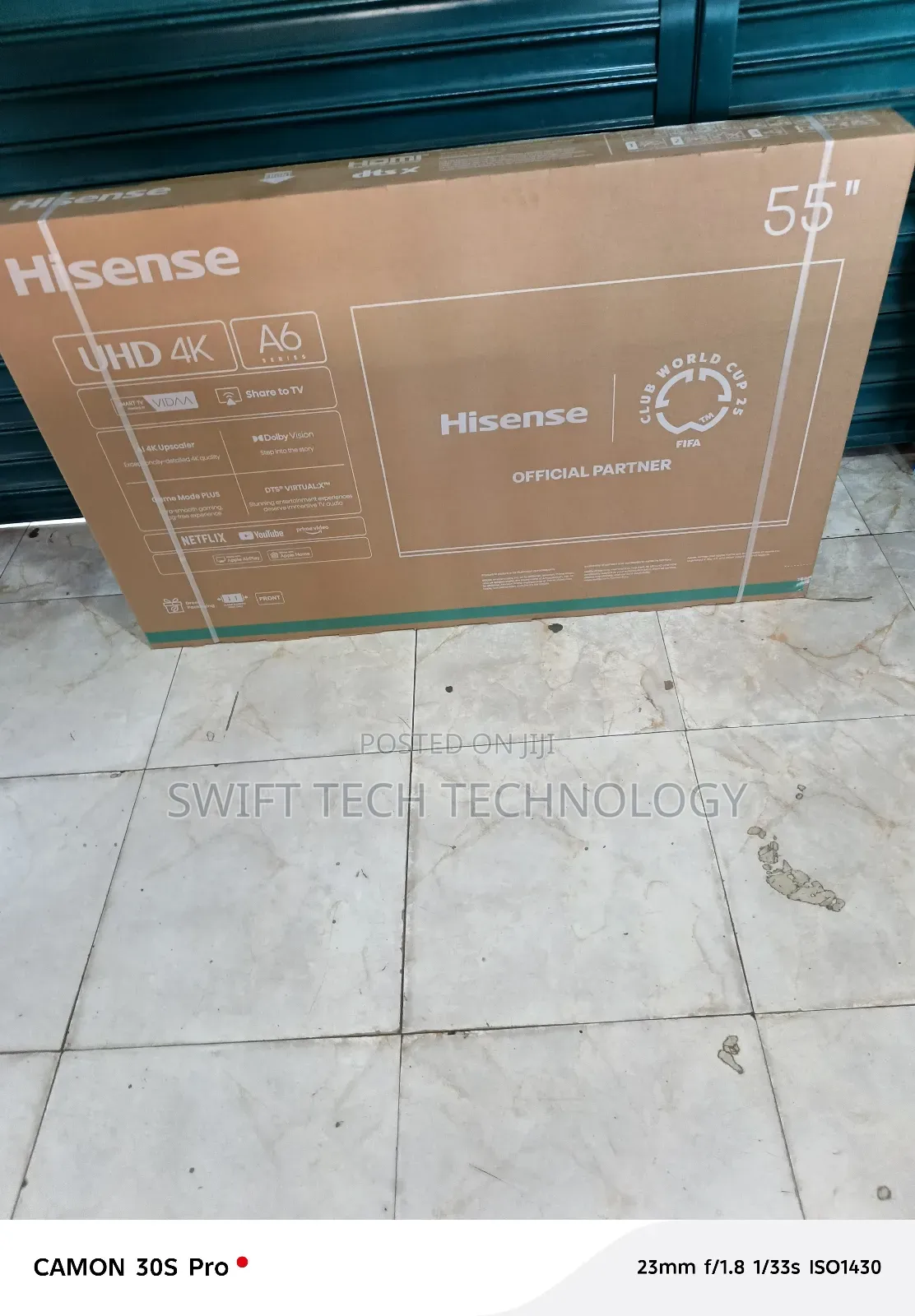 Hisense 55 Smart Vidaa Frameless With Bluetooth
