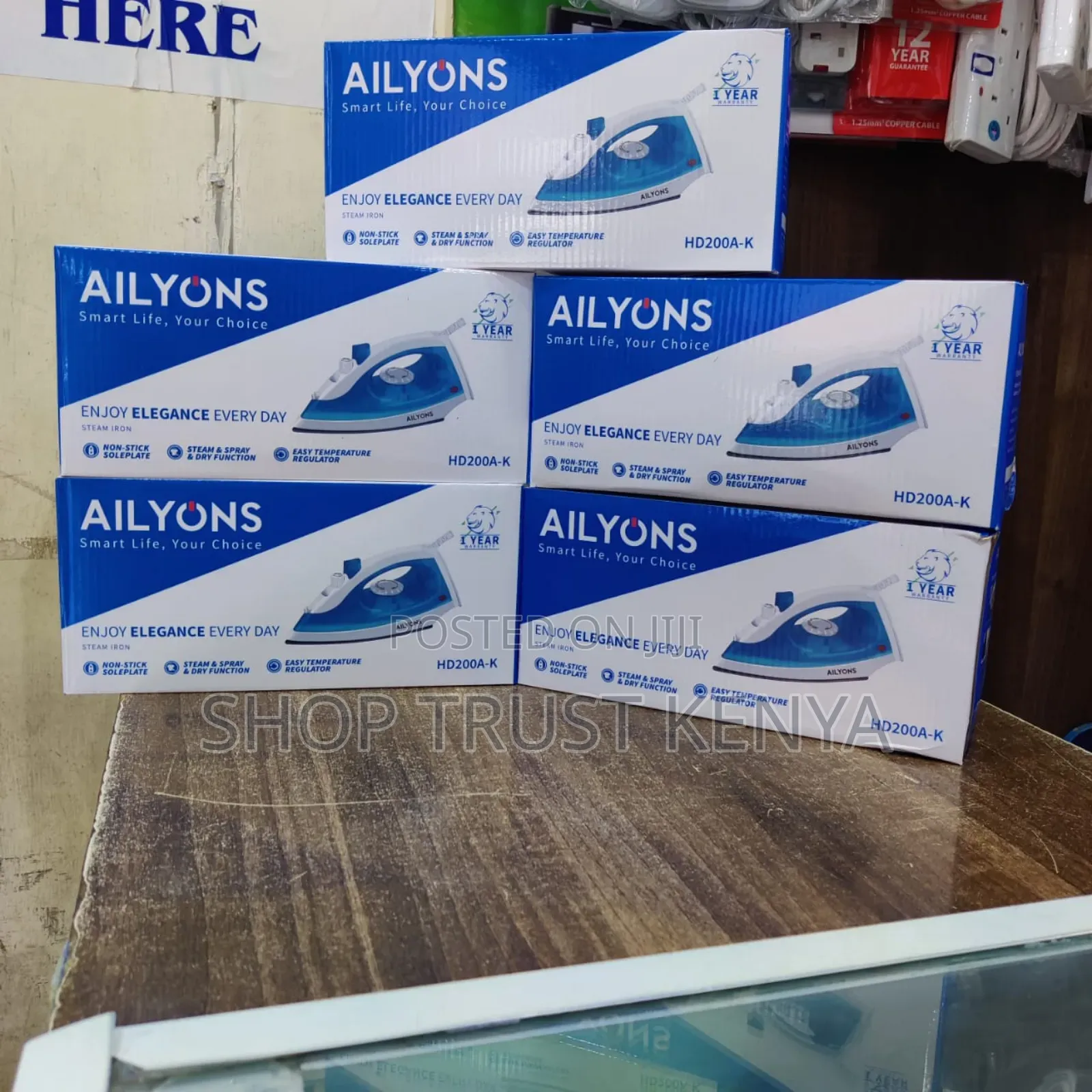 Ailyons Steam Iron Box