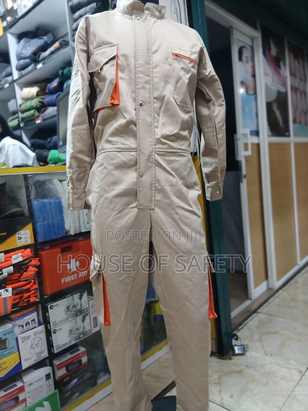 Bright Now Safety Cargo-Style Overall