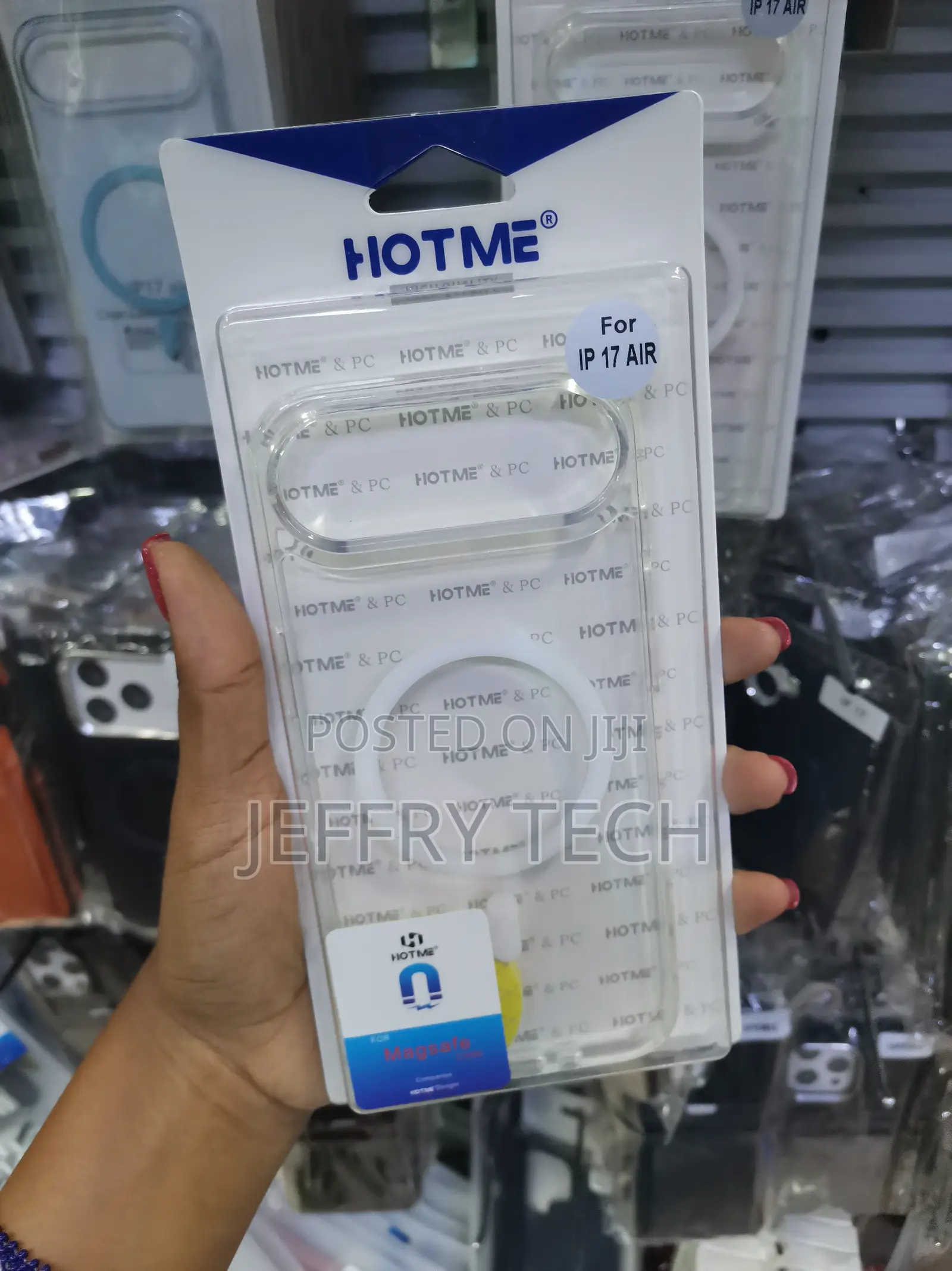 Aqinto iPhone 17 Air Magsafe Scratch-Resistant Back Cover,Clear