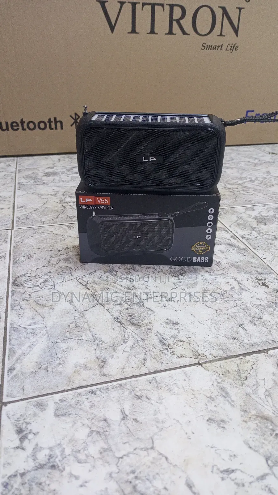Lp V55 Solar Rechargeable Bluetooth Speaker