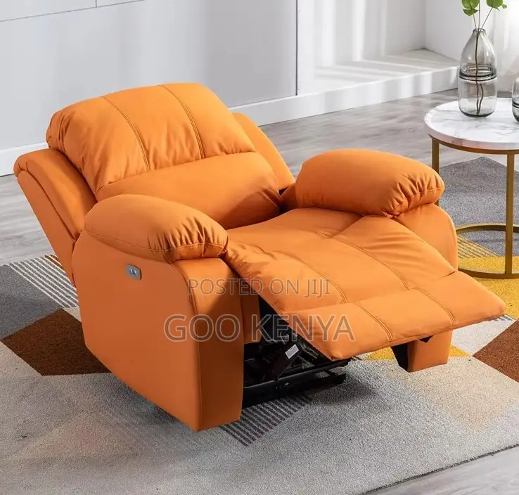 Home Sofa; Elegant Reclining Sofa Chair With Swivel and Rocking Motion