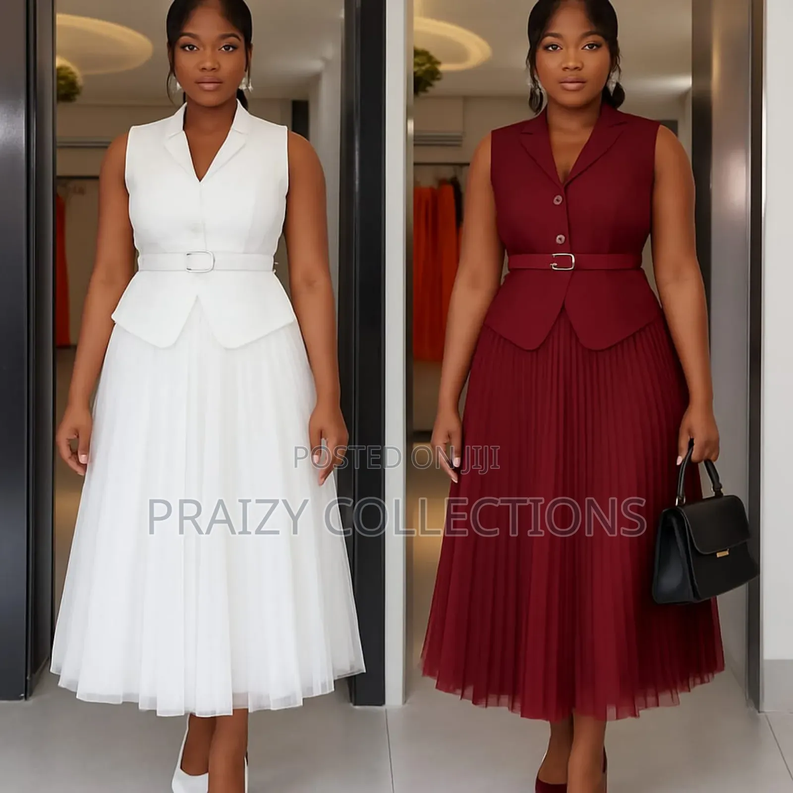 Classy Two-Piece Skirt Set