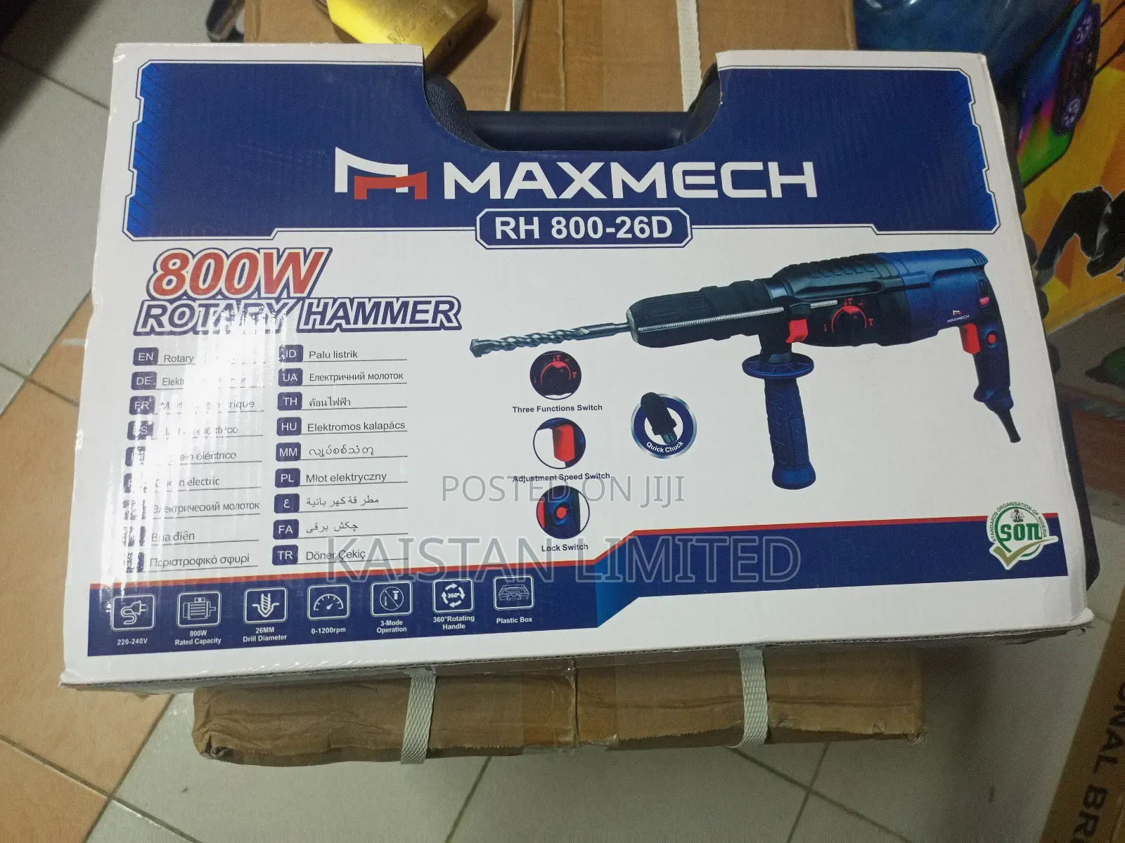 Maxmech Rotary Hammer 26mm