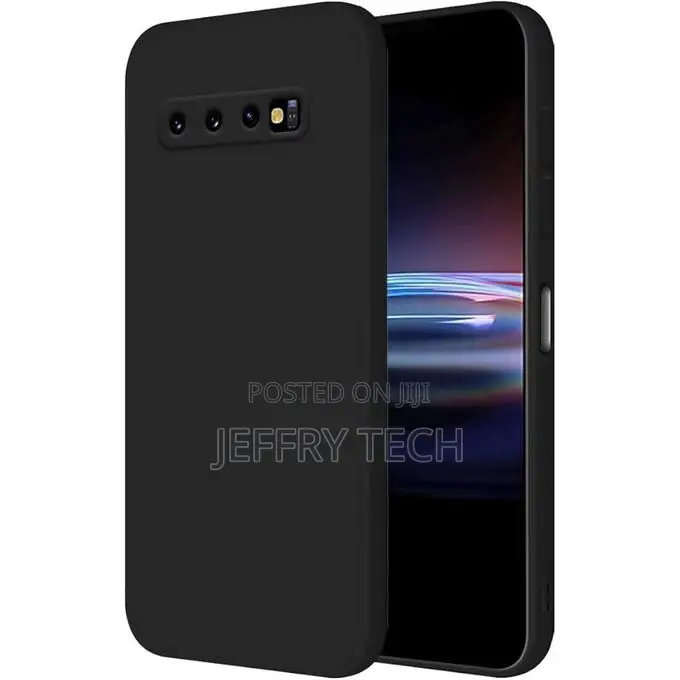 Liquid Silicone Case for Samsung S10+ / Samsung S10 Plus: Black