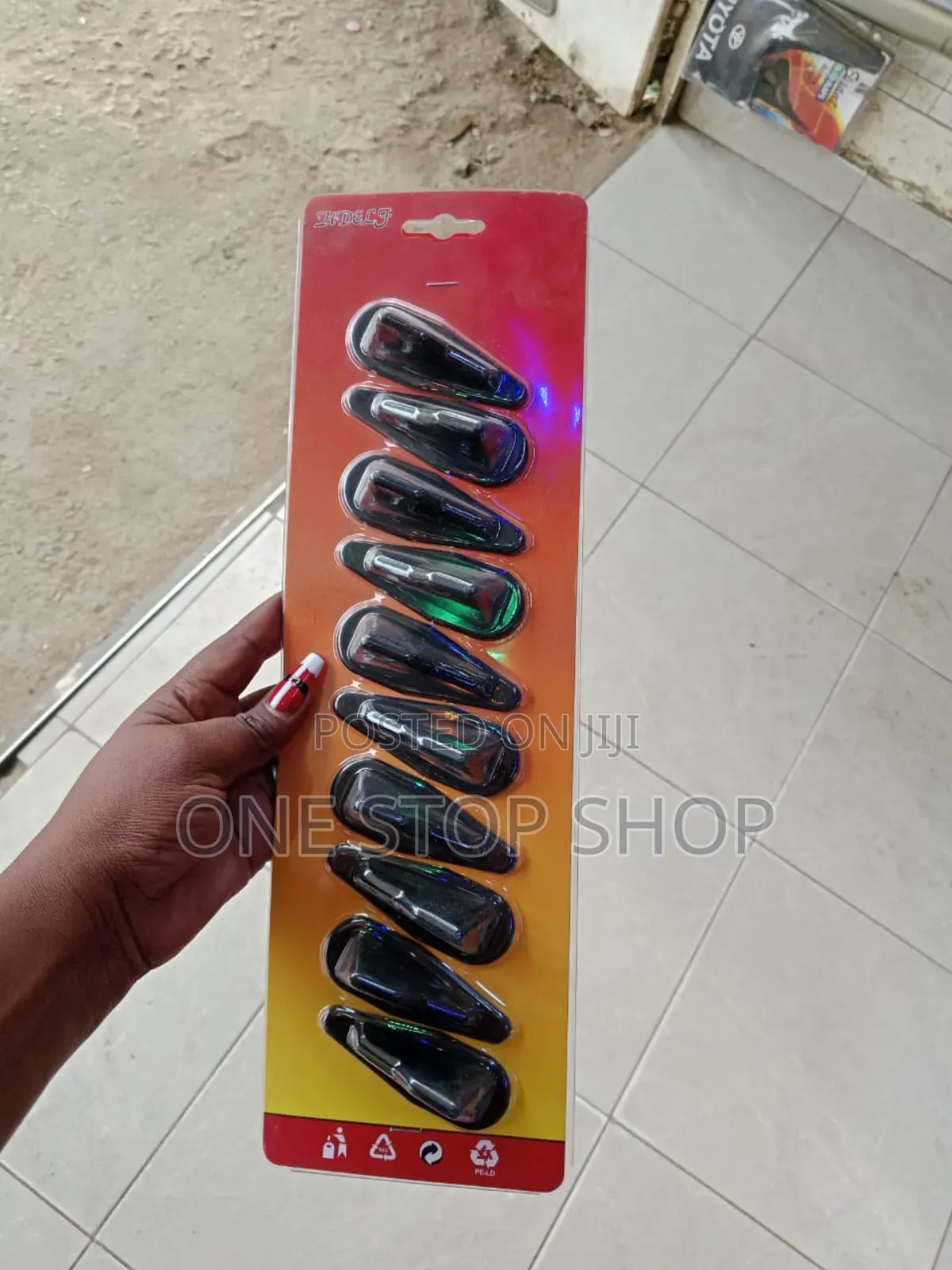 10pc Gloss Black Car Roof Top Decoration Mini Shark Fini