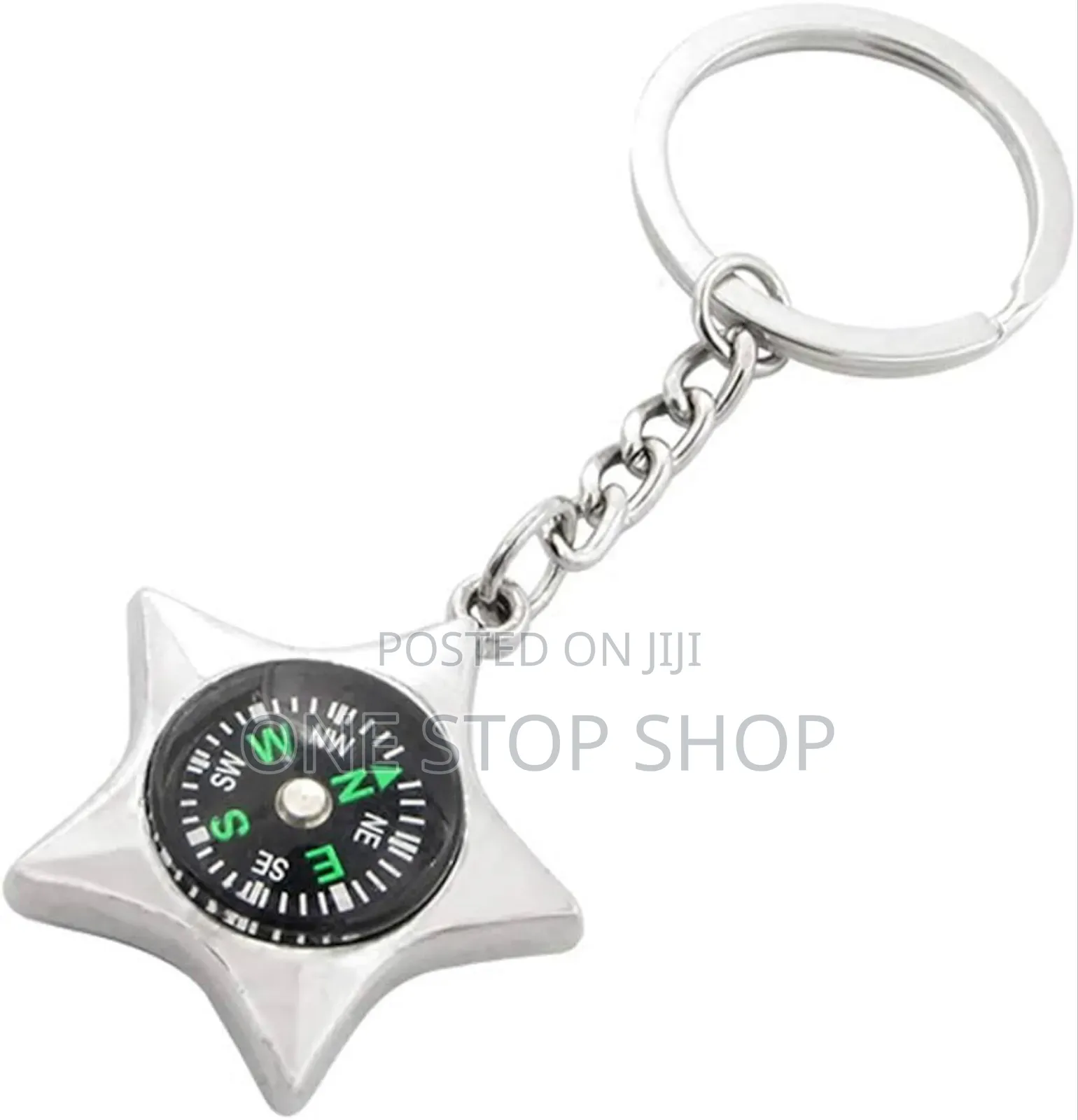 Fashion Portable Hiking Key Compass Chain