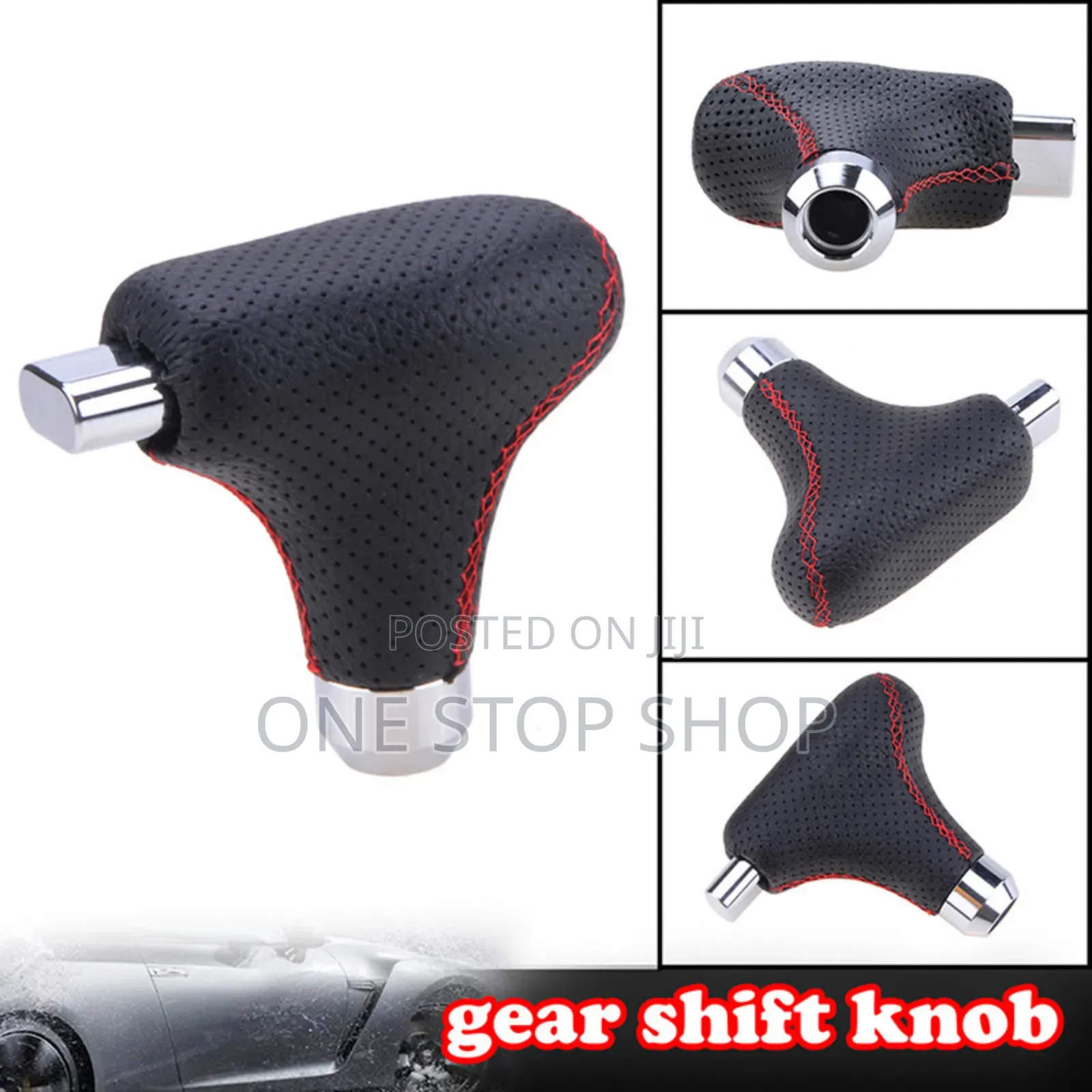 TRD Branded Automatic Transmission Gear Shift Knob Lever With Button