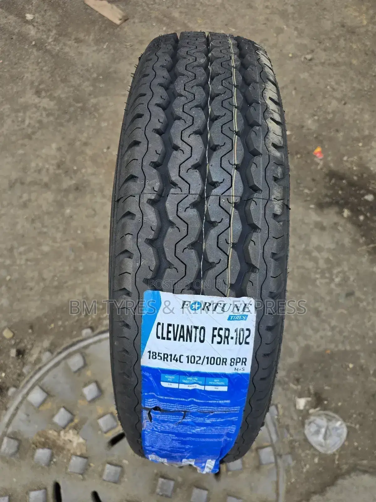 185 R14 Fortune Tyres (Clevanto).