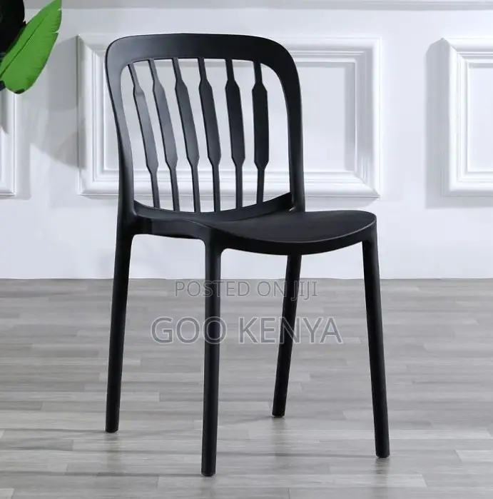 Home Chair; Stackable Colorful High-Back Polypropylene Chair