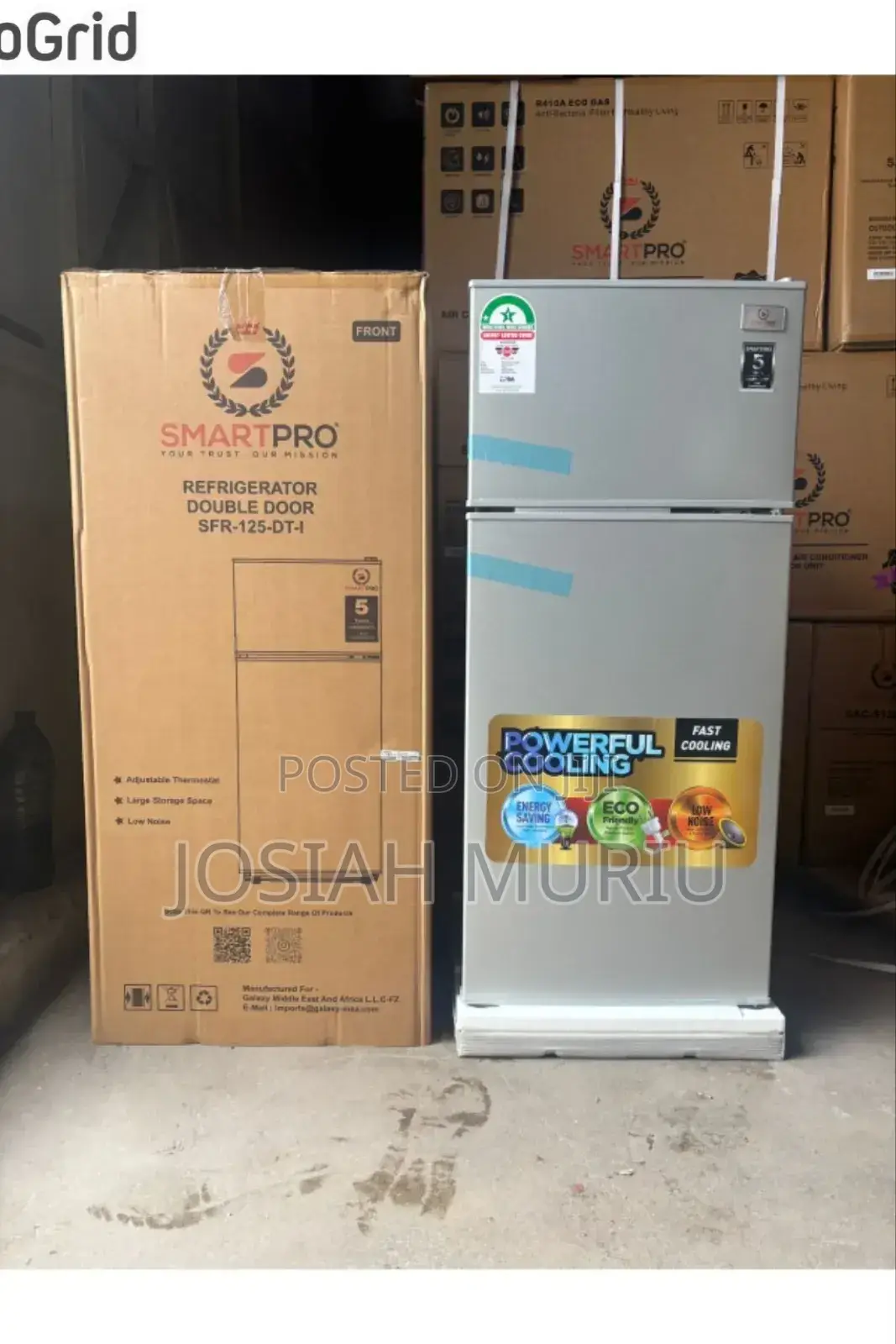 95 Litres Smart Pro SFR 125-Dt-I Double Door Refrigerator