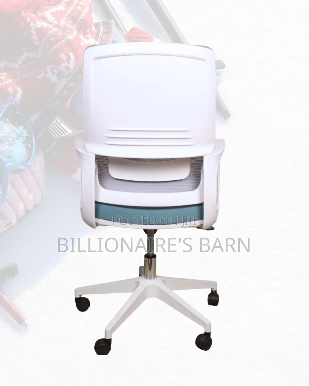 Breathable Mesh — White Office | Top Seller in Kenya