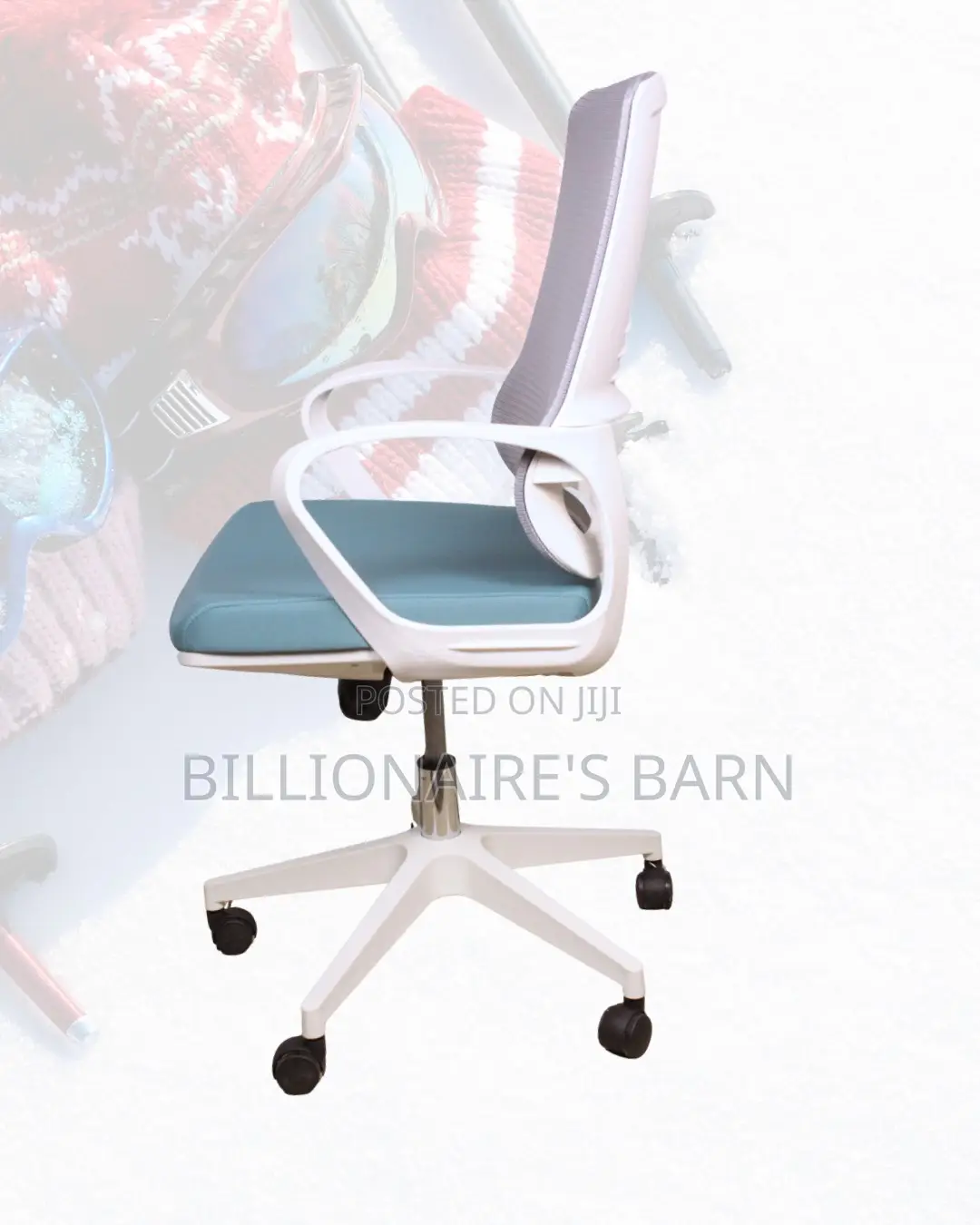 Breathable Mesh — White Office | Top Seller in Kenya