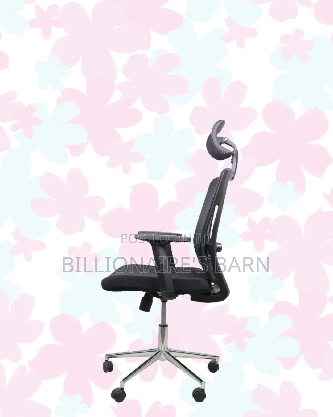 Comfort Mesh Office Chair | Modern Chrome Finish