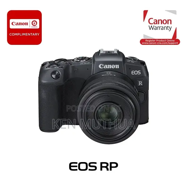 Canon Eos Rp Mirrorless 26.2 Mega Pixels, Full Flame Lens 24.105 Mm