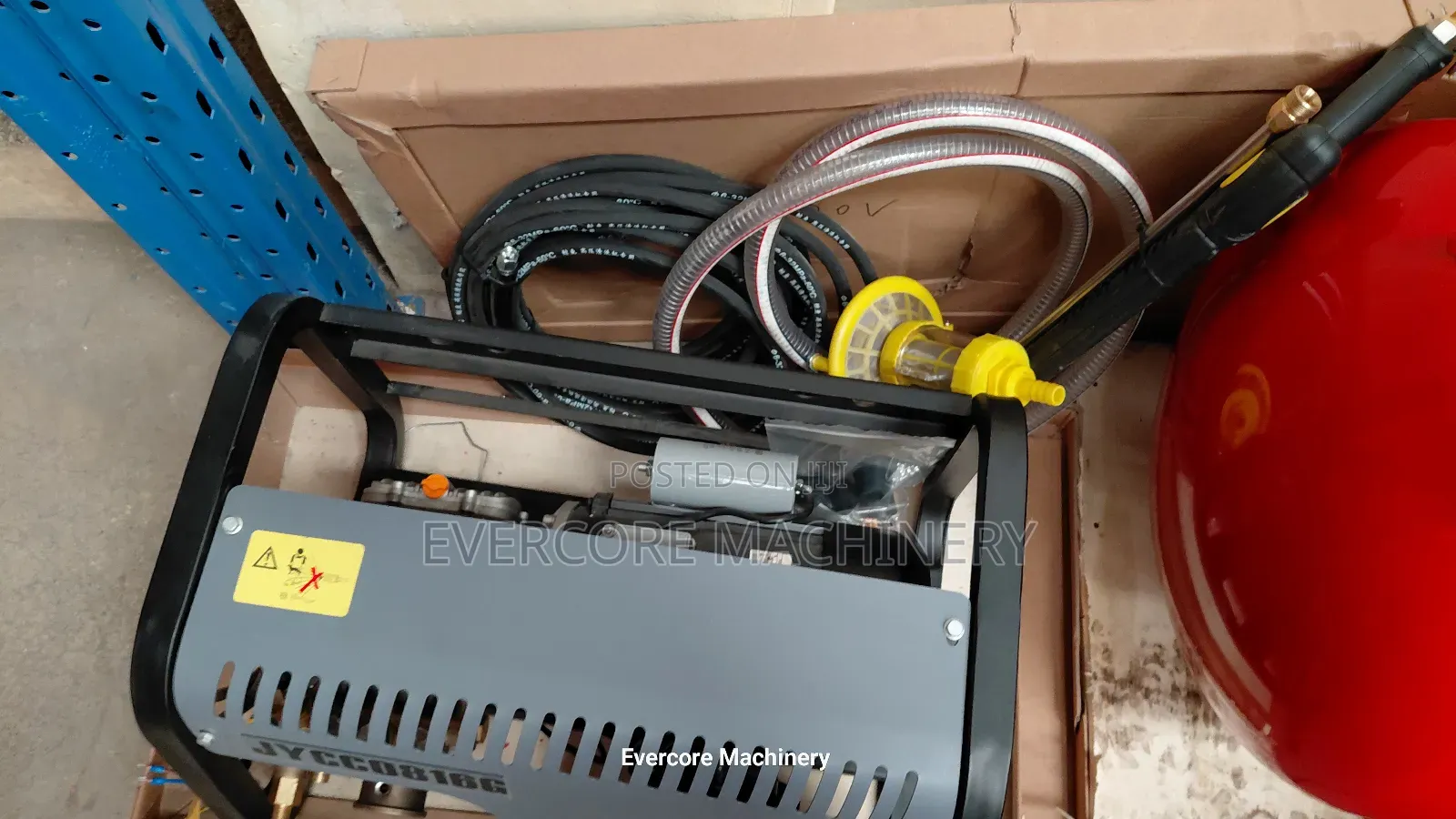 Electric Highpressure Washer Machine With Single Phase Output.