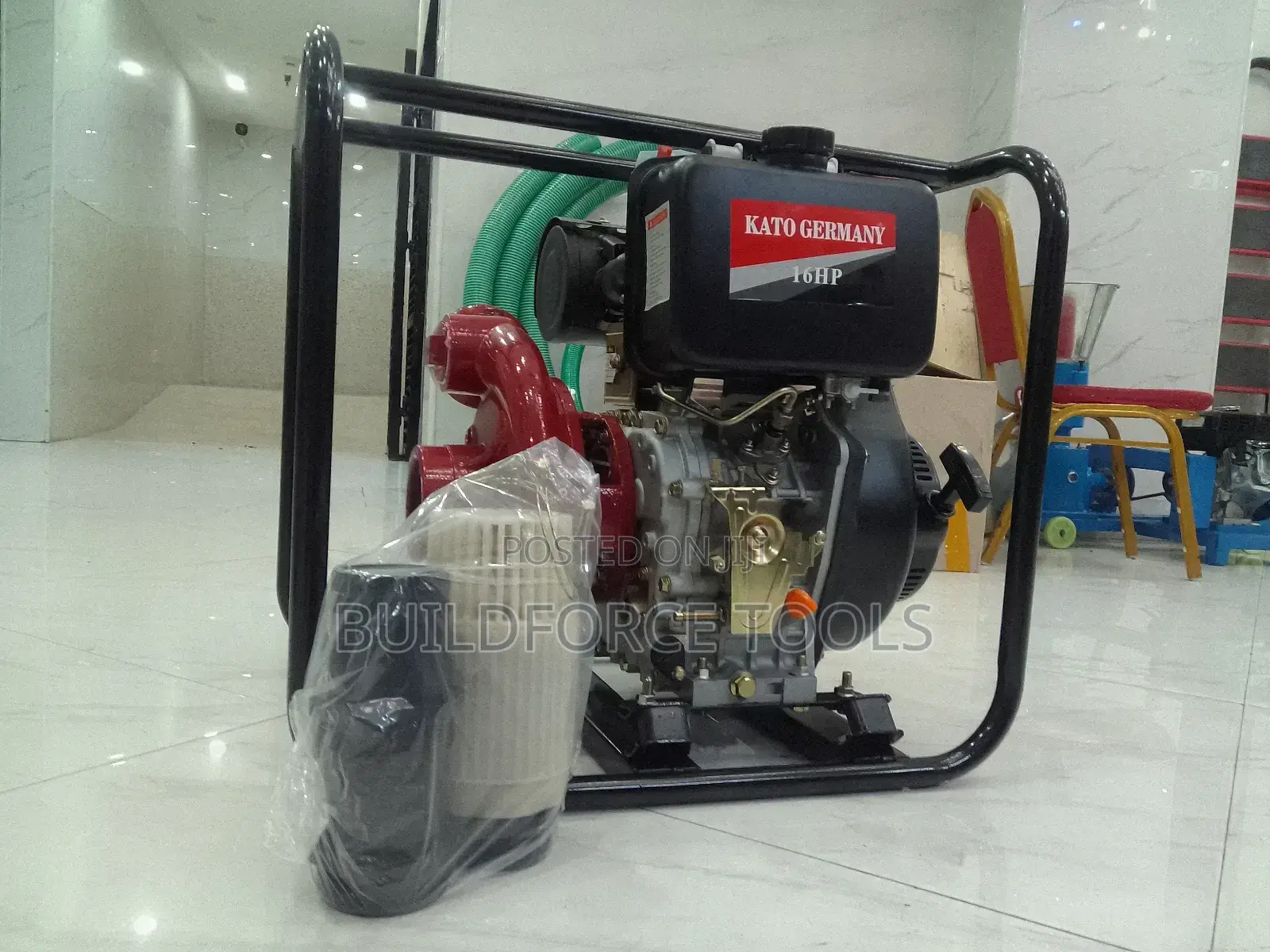 16hp 3" Water Pump Kato Germany Heavy Duty