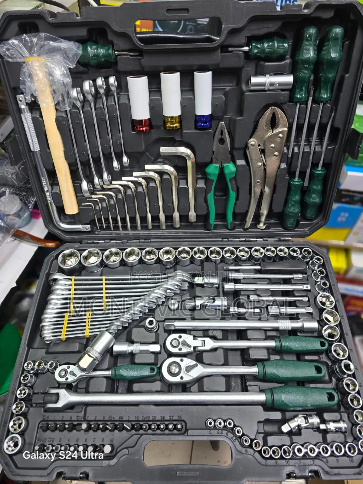142 Pcs Chrome Vanadium Socket Spanner Set
