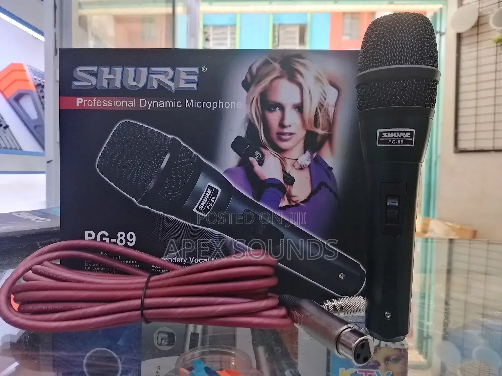 Shure Corded Microphone Pg 89