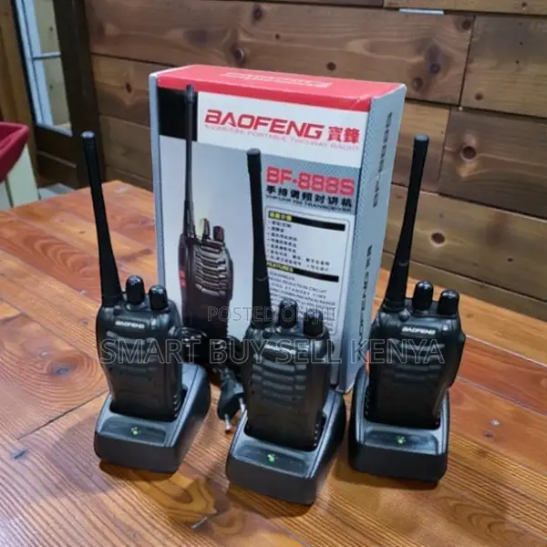 Baofeng Bf-888s Walkie Talkie Radio Calls 3 Pieces Plug and Play
