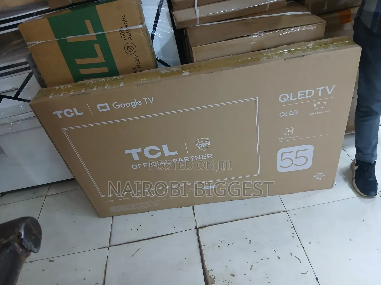 TCL 55" T6c Qled Smart Frameless Television