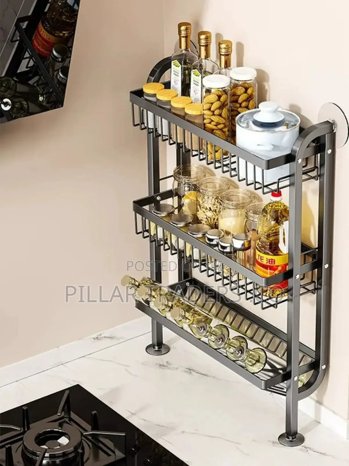 Wall Mounted Kitchen Storage Rack