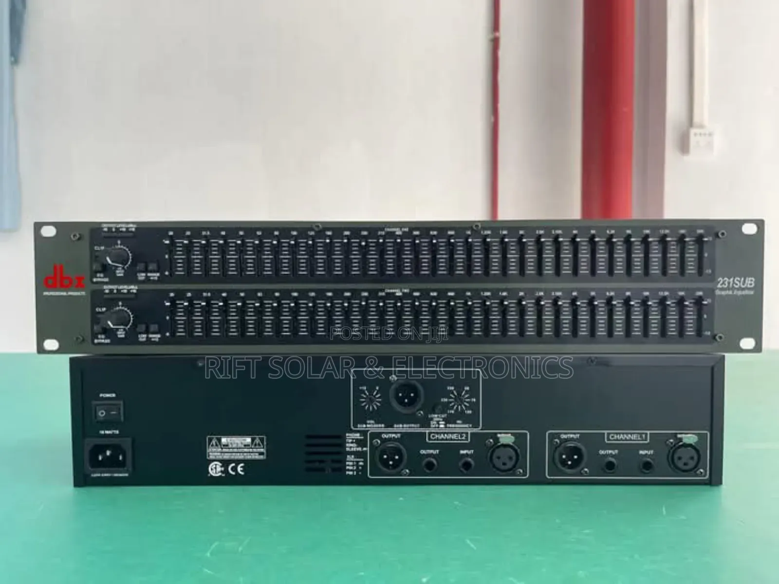 DBX 231 Double Graphics Equilizer Professional