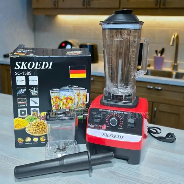 Skoedi 2-in-1 Blender With Dry Mill for Coffee Beans and Nuts