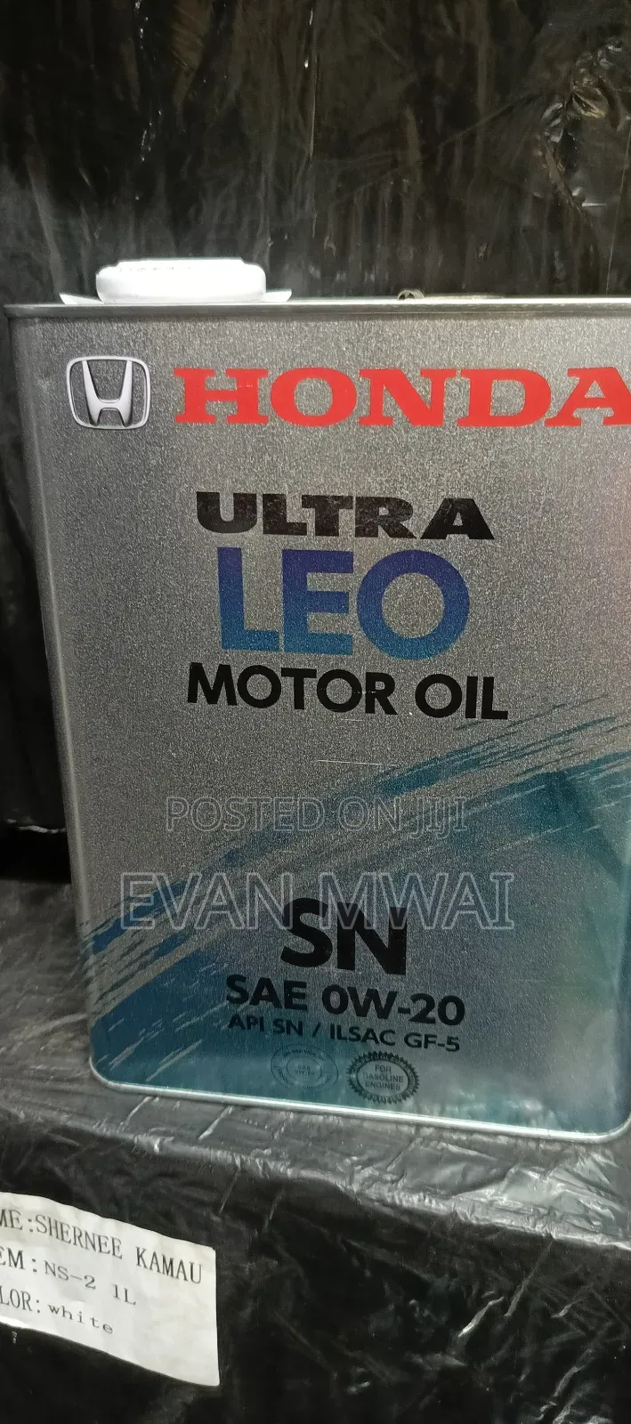 Gearbox Fluid Honda