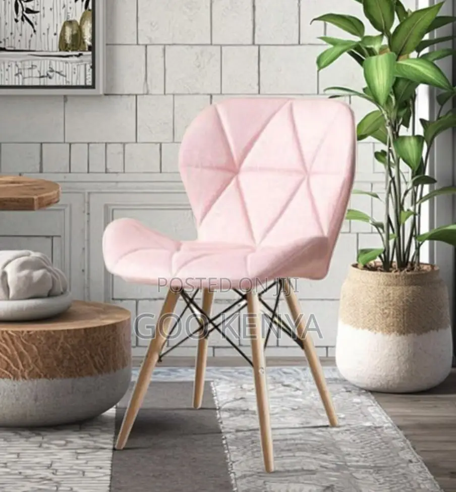 Home Chair; Modern Fabric Wooden Dining Chair for Home and Hospitality