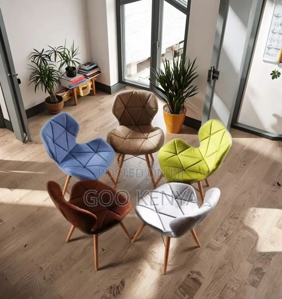 Home Chair; Modern Fabric Wooden Dining Chair for Home and Hospitality
