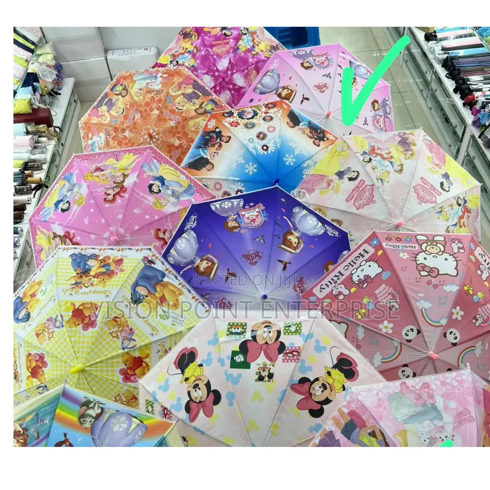*Kids Cartoon Themed Umbrellas