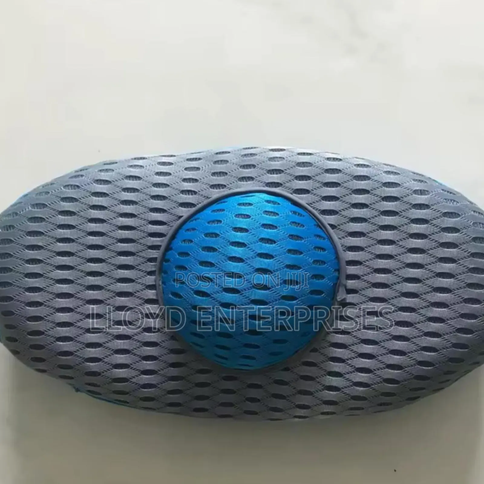 Blue Grey Curve Support Pillow
