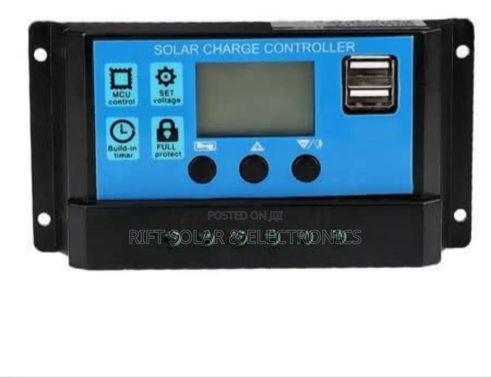 New 120 Watts Solar Panel - 20a Charge Controller 10 Meter Solar Cable